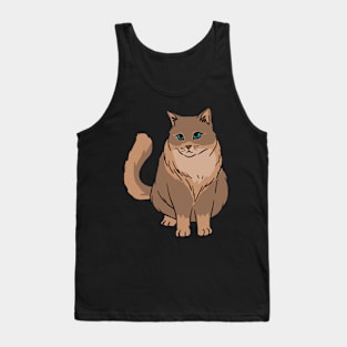 A cute sitting cat Tank Top